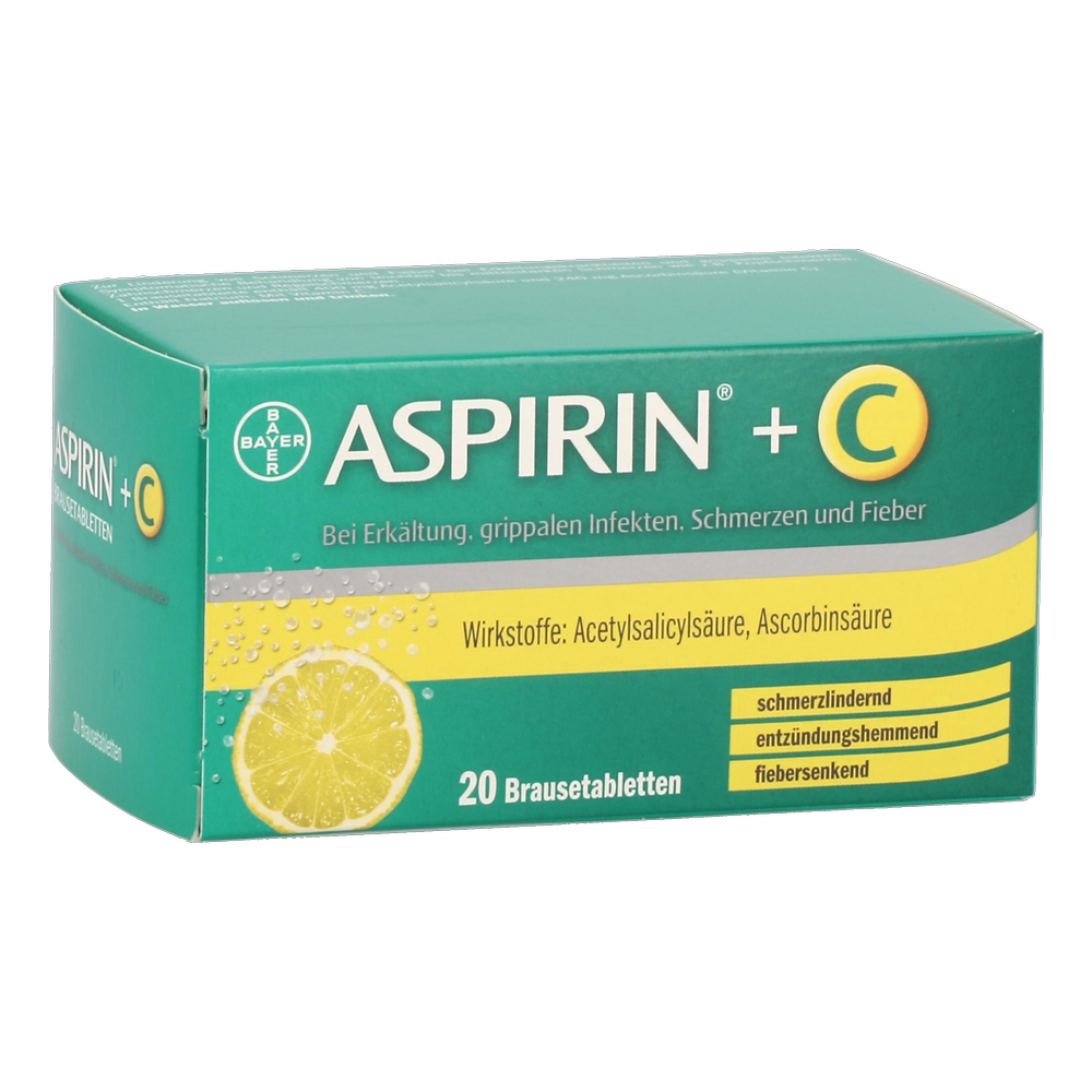 Aspirin® +C - Brausetabletten - 20 Stück