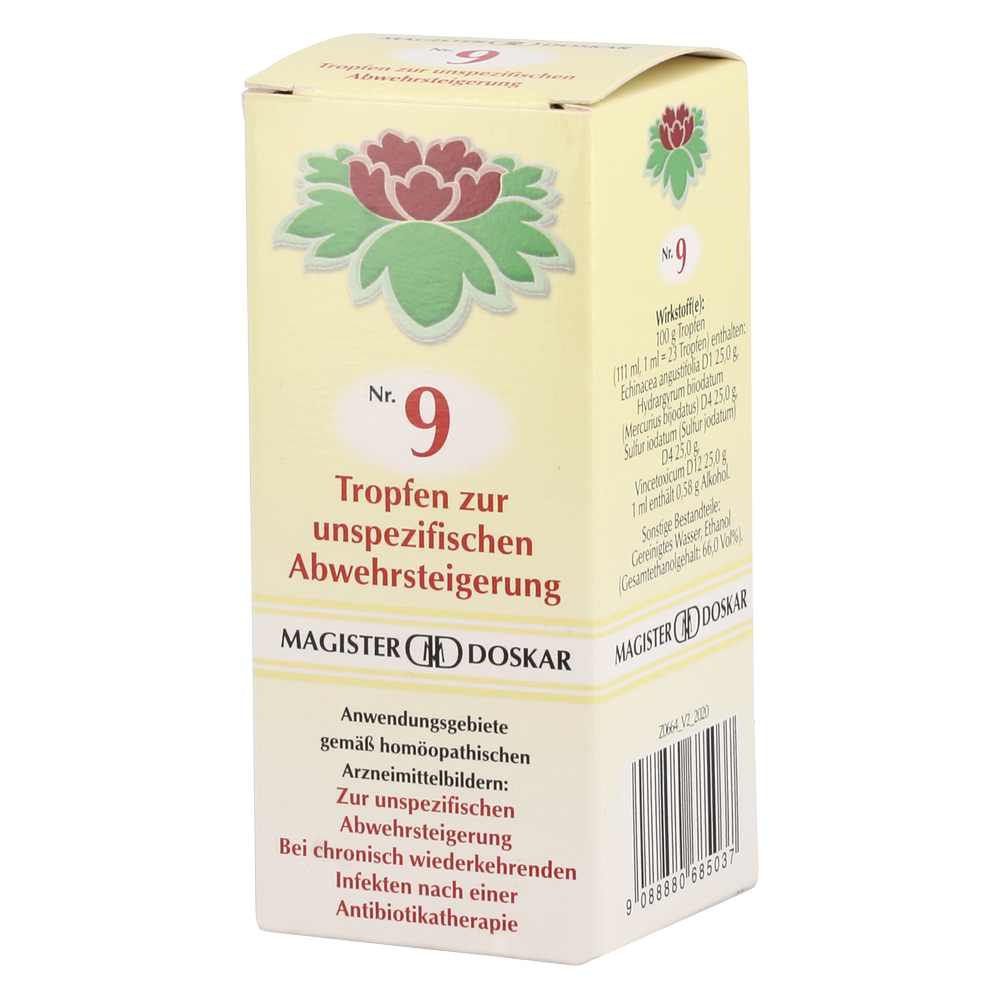 Doskar Tropfen Nr. 9 - Tropfen zur unspezifischen Abwehrsteigerung - 50 Milliliter