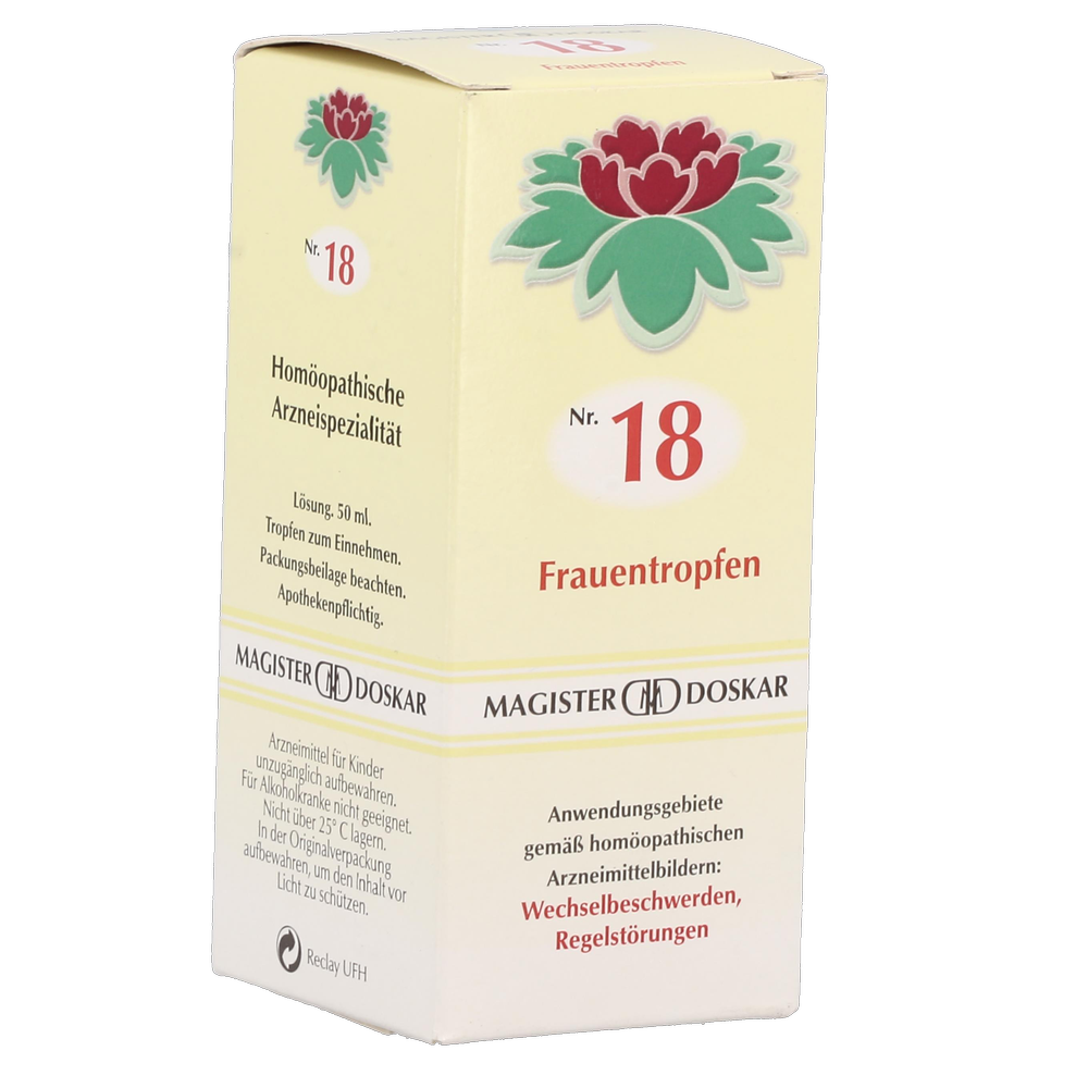 Doskar Tropfen Nr. 18 - Frauentropfen - 50 Milliliter