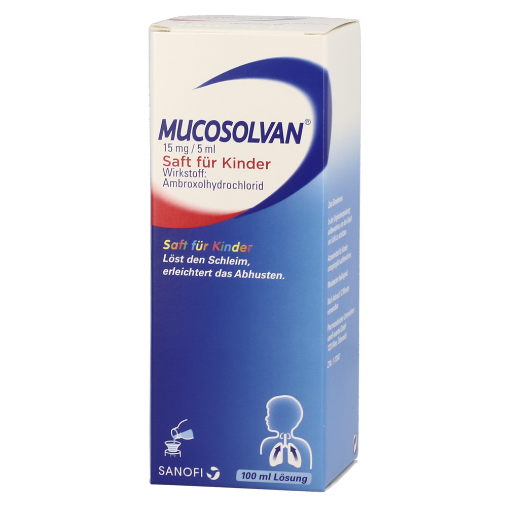 Mucosolvan® 15 mg / 5 ml - Saft für Kinder - 100 Milliliter