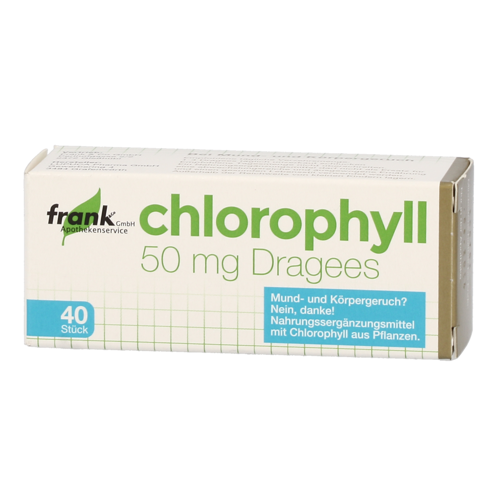 Chlorophyll Dragees - 40 Stück
