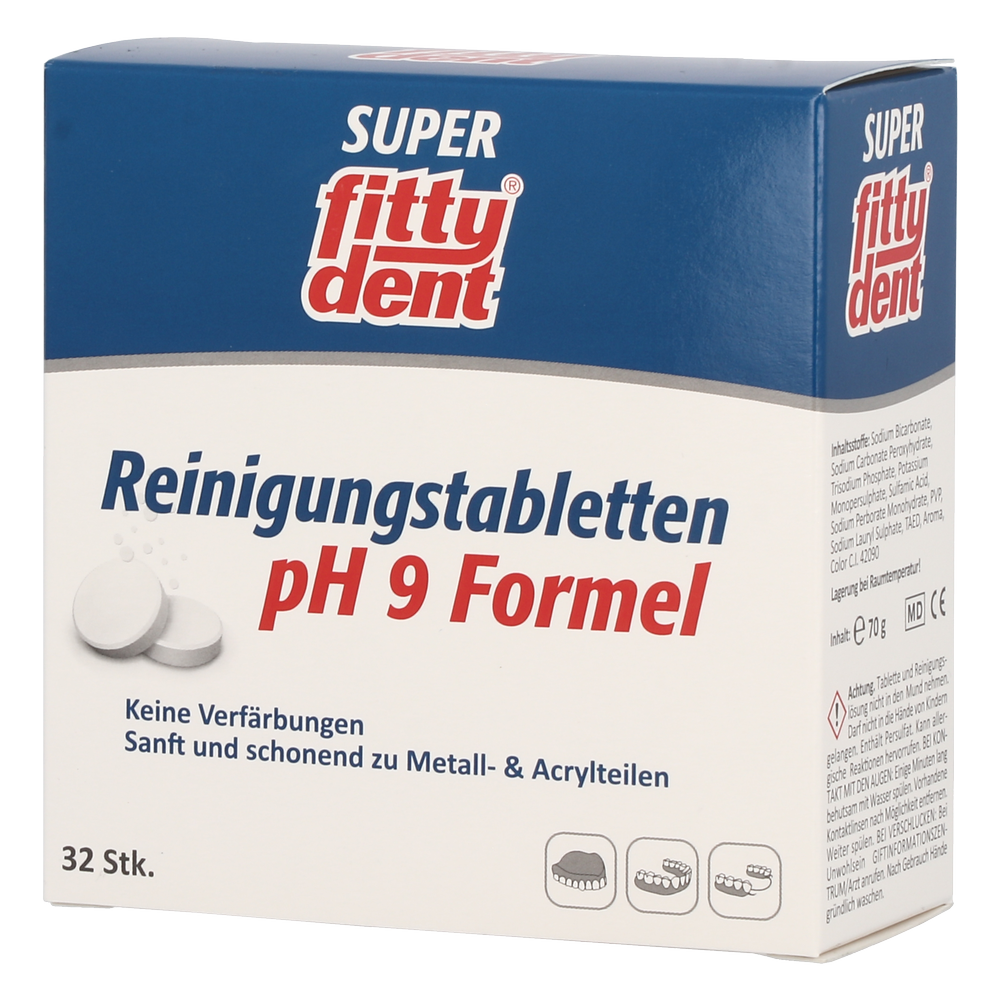 fittydent Super Reinigungstabletten (32 Stk) - 32 Stück