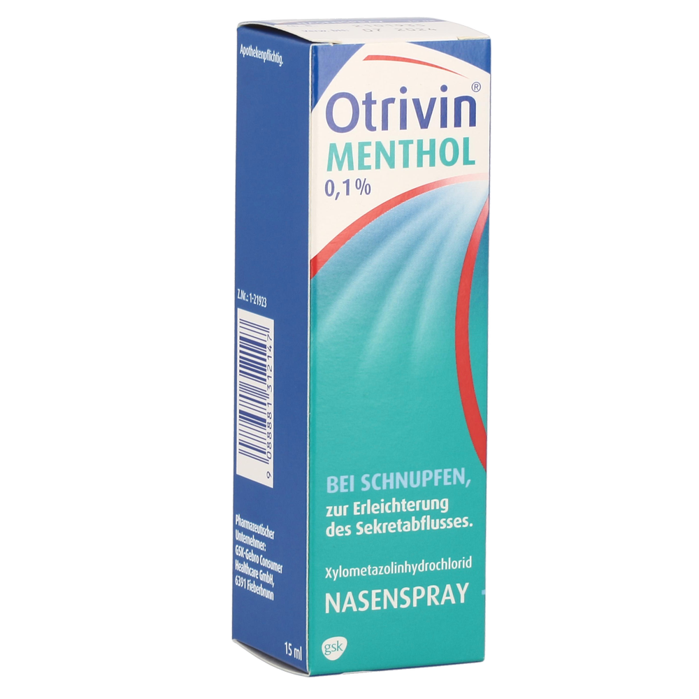 OTRIVIN NA-SPRAY 0,1% MENTH. - 15 Milliliter