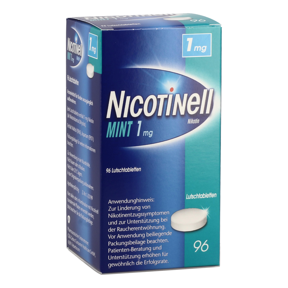 NICOTINELL LTBL MINT 1MG - 96 Stück