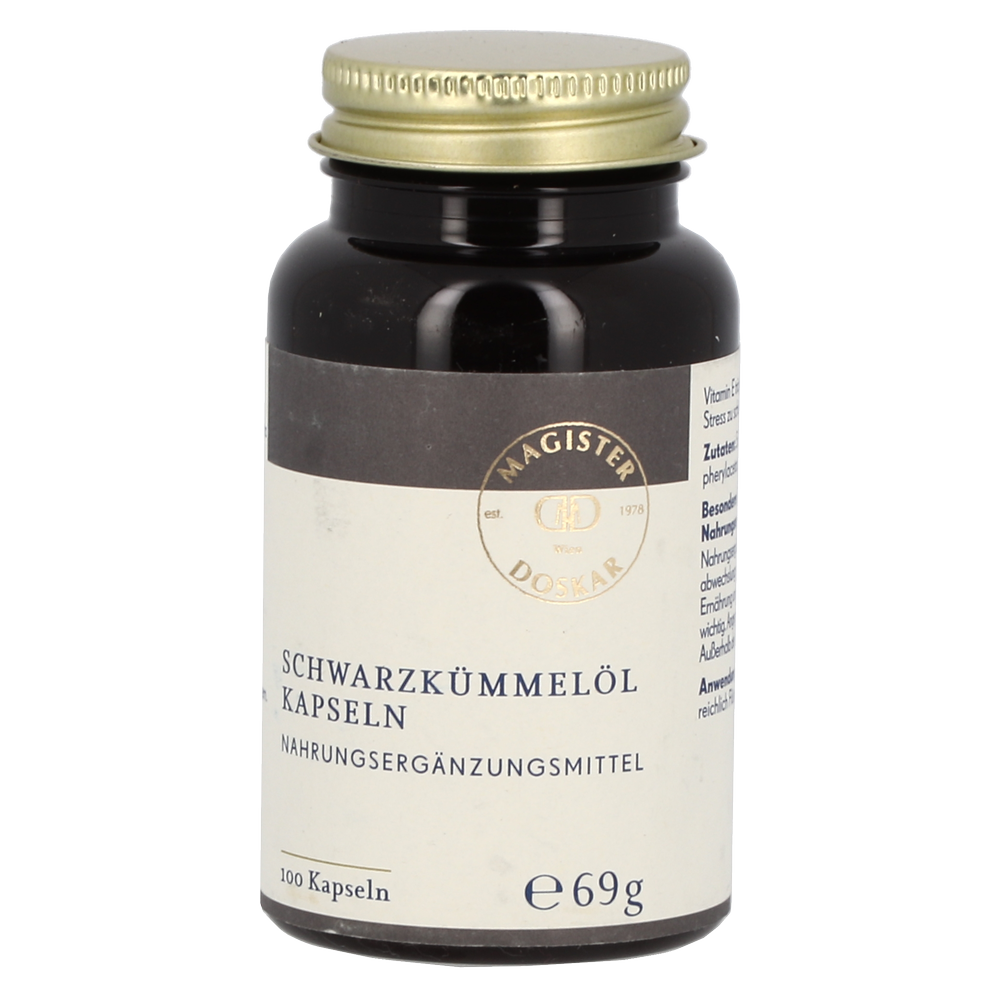 Doskar Schwarzkümmelöl 100 Kapseln - 100 Stück