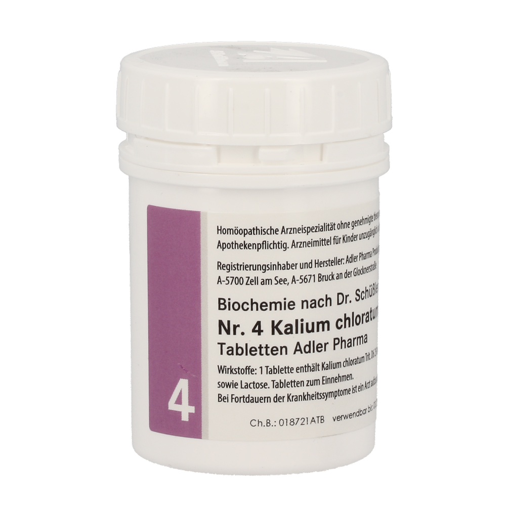Schüßler Salz Adler Nr. 4 D6 Tabletten - 100 Gramm