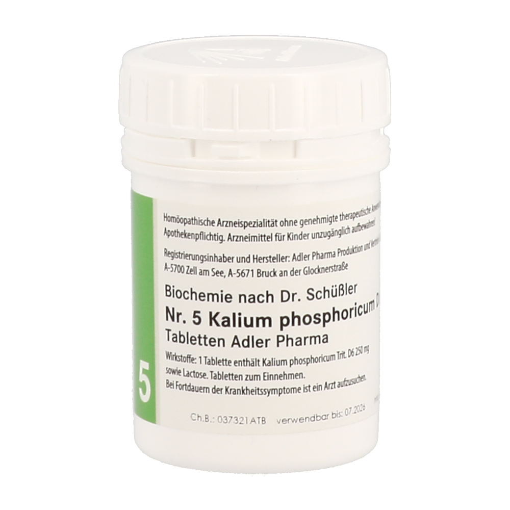 Schüßler Salz Adler Nr. 5 D6 Tabletten - 100 Gramm