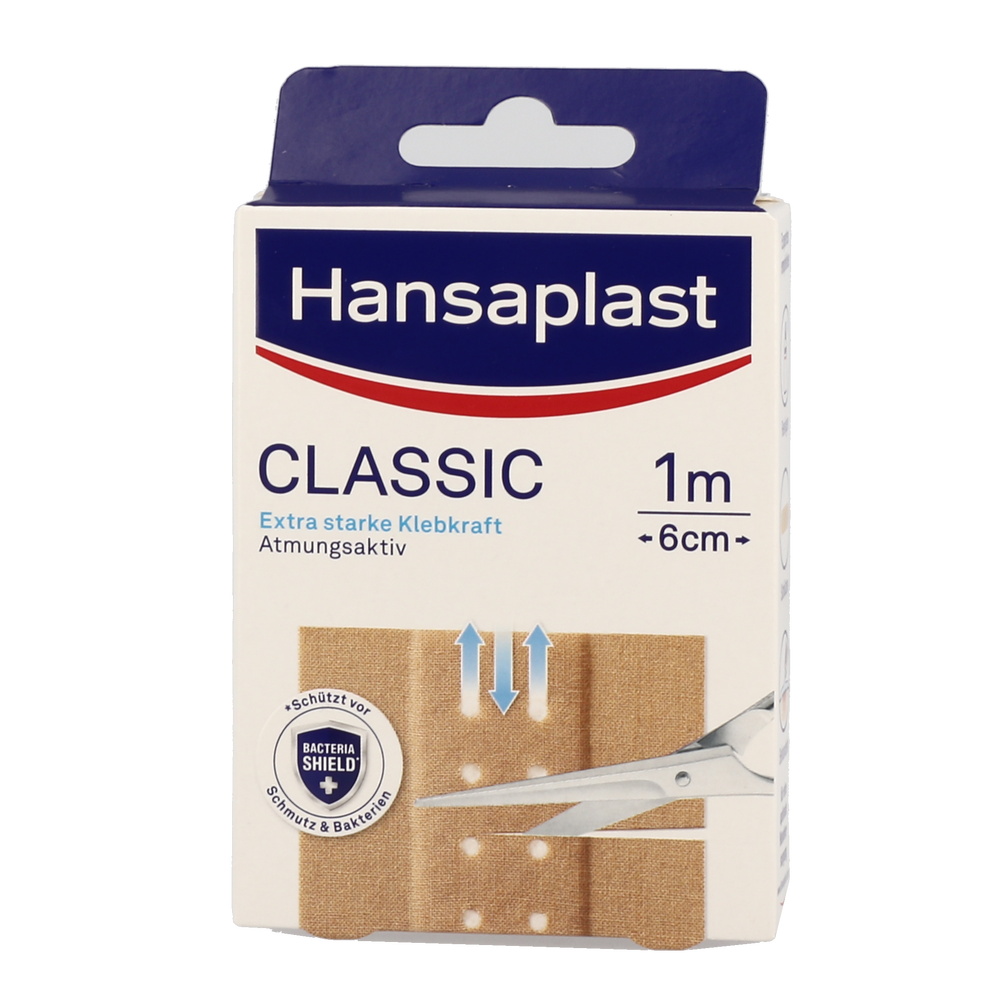 Hansaplast CLASSIC 1m x 6cm - 1 Stück