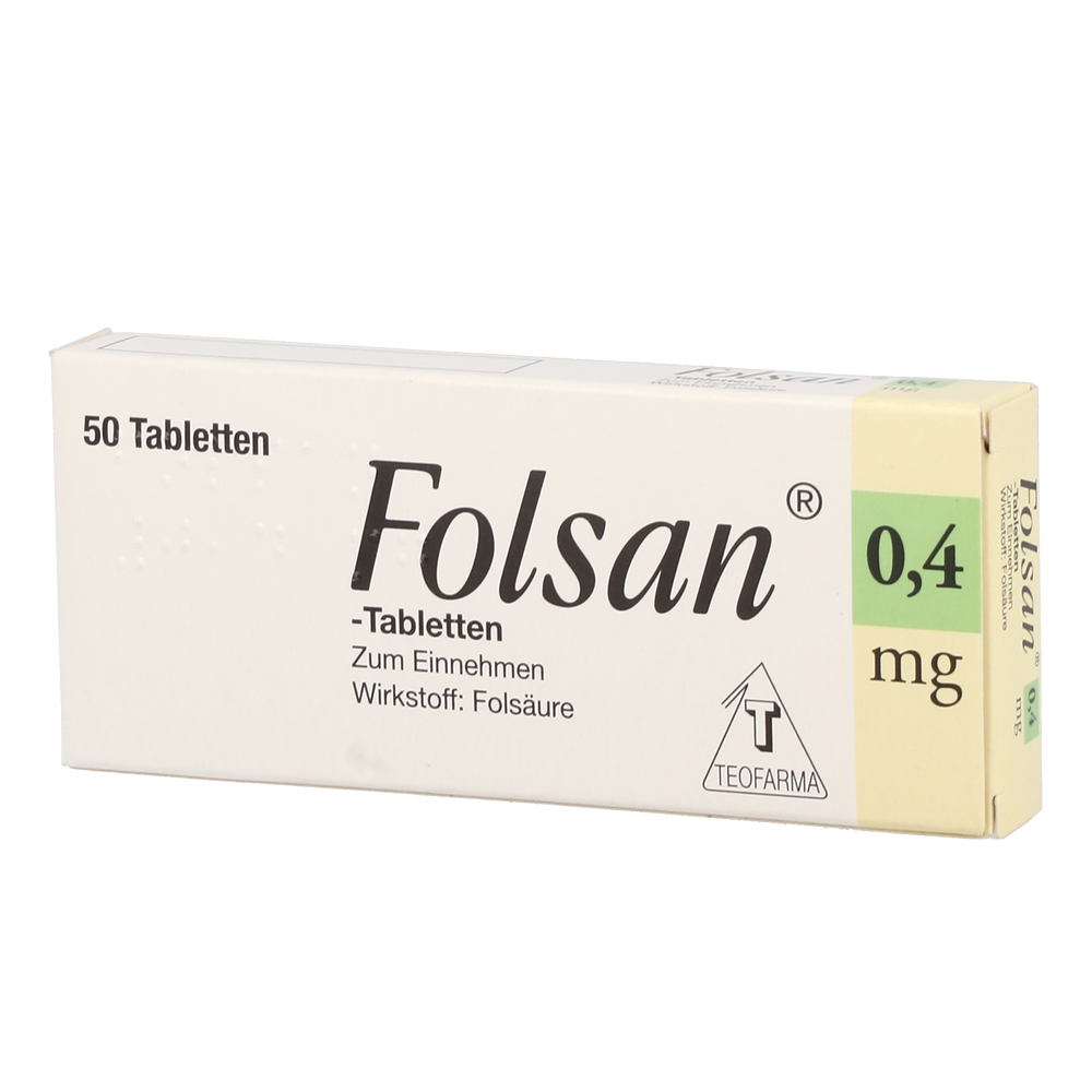 FOLSAN TBL 0,4MG - 50 Stück