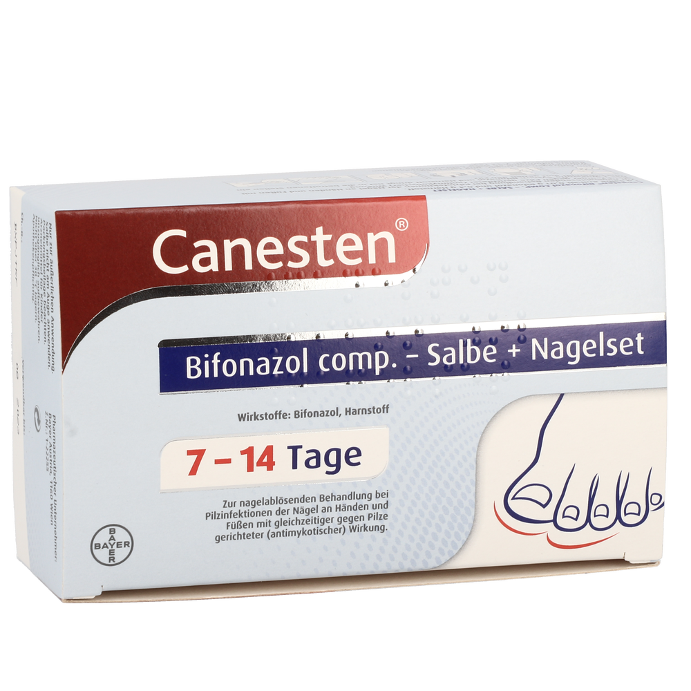 Canesten® Bifonazol comp. – Salbe + Nagelset - 10 Gramm