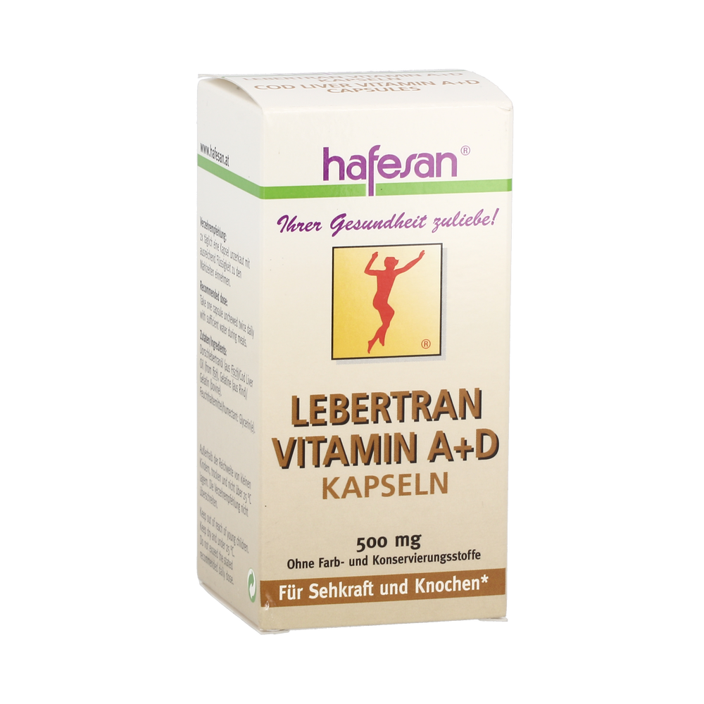 Hafesan Lebertran 500mg Kapseln 80 Stück - 80 Stück