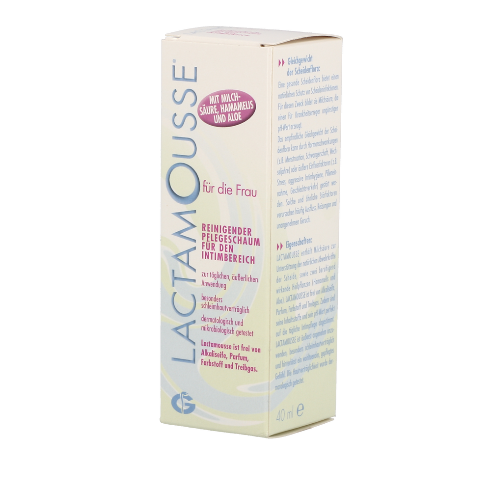 Lactamousse Pflegeschaum für den Intimbereich - 40 Milliliter