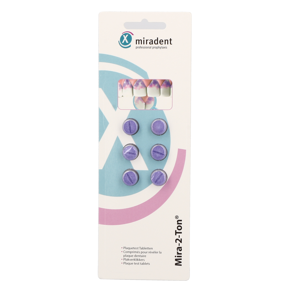 Miradent Mira-2-Ton Plaquetesttabletten 6 Stk. - 6 Stück