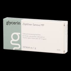 Glycerin Zäpfchen "Sanova" MP 1g - 10 Stück