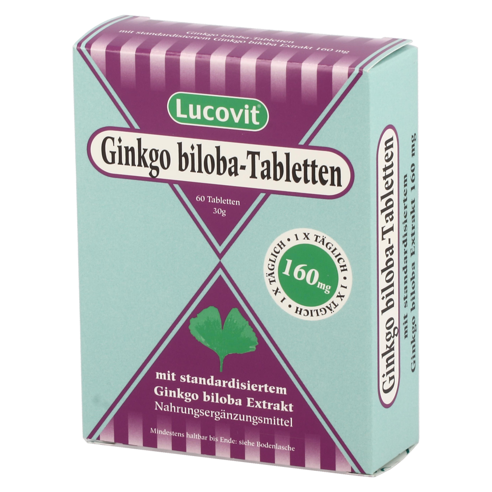 GINKO BILOBA LUCOVIT 160 MG TBL - 60 Stück