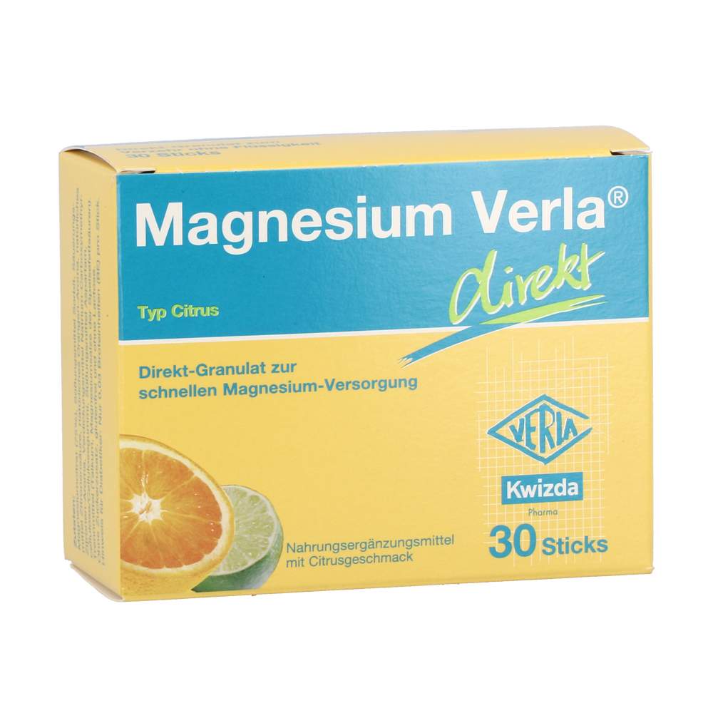 Magnesium Verla direkt Citrus - 30 Stück