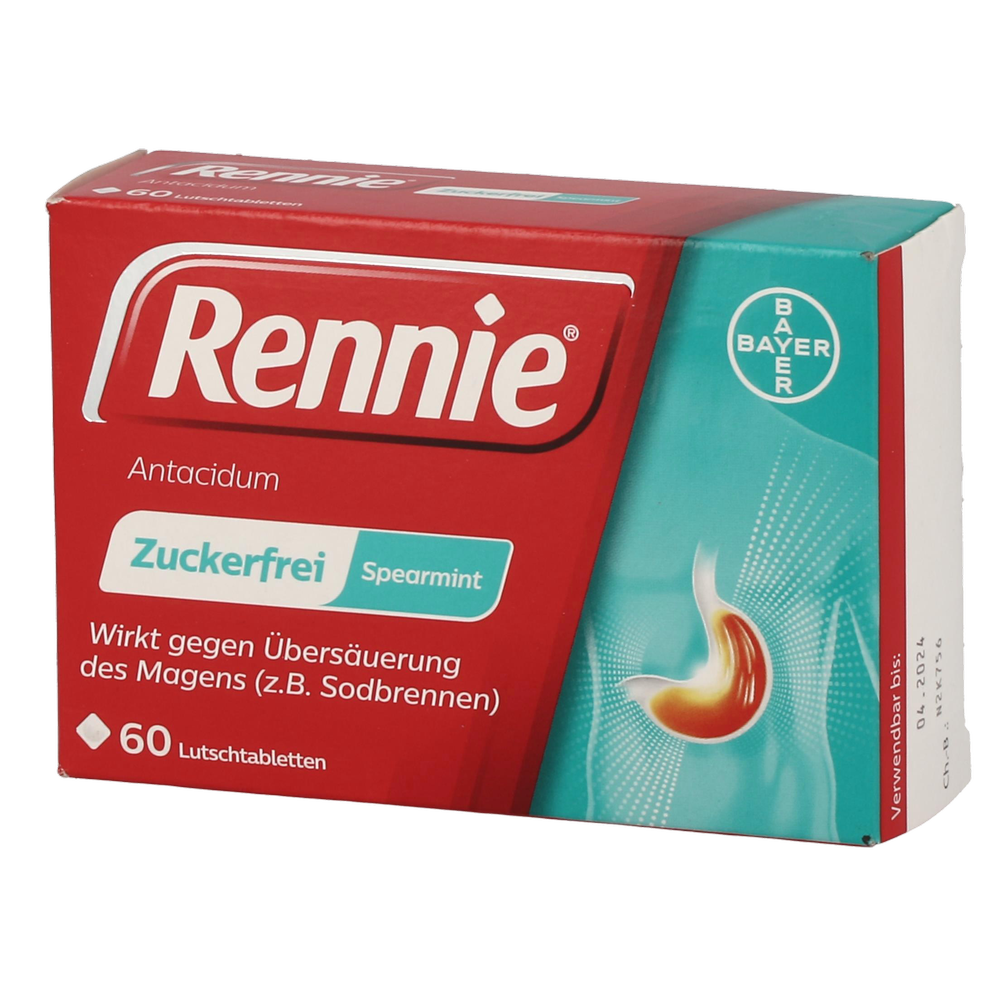 Rennie® Antacidum Spearmint-Lutschtabletten - 60 Stück