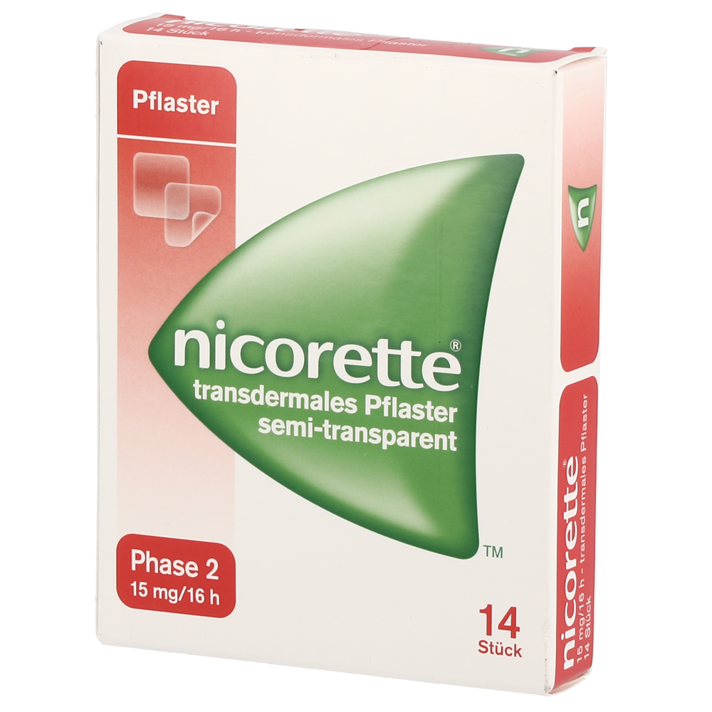 Nicorette transdermales Pflaster - 14 Stück