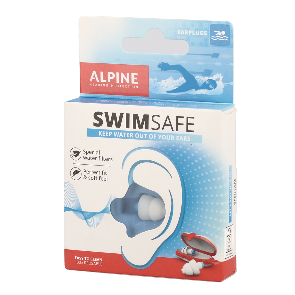 ALPINE HEAR PROT SWIMSAFE - 2 Stück