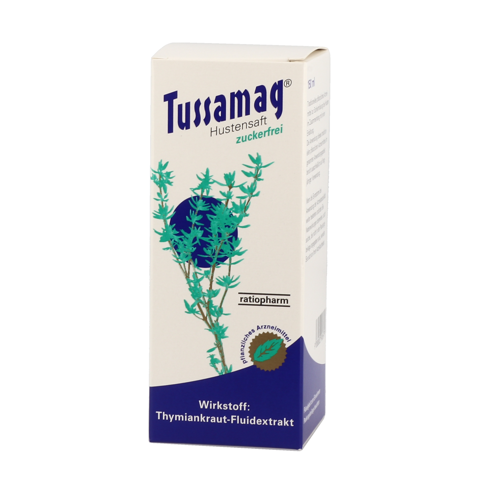 Tussamag Hustensaft zuckerfrei - 150 Milliliter