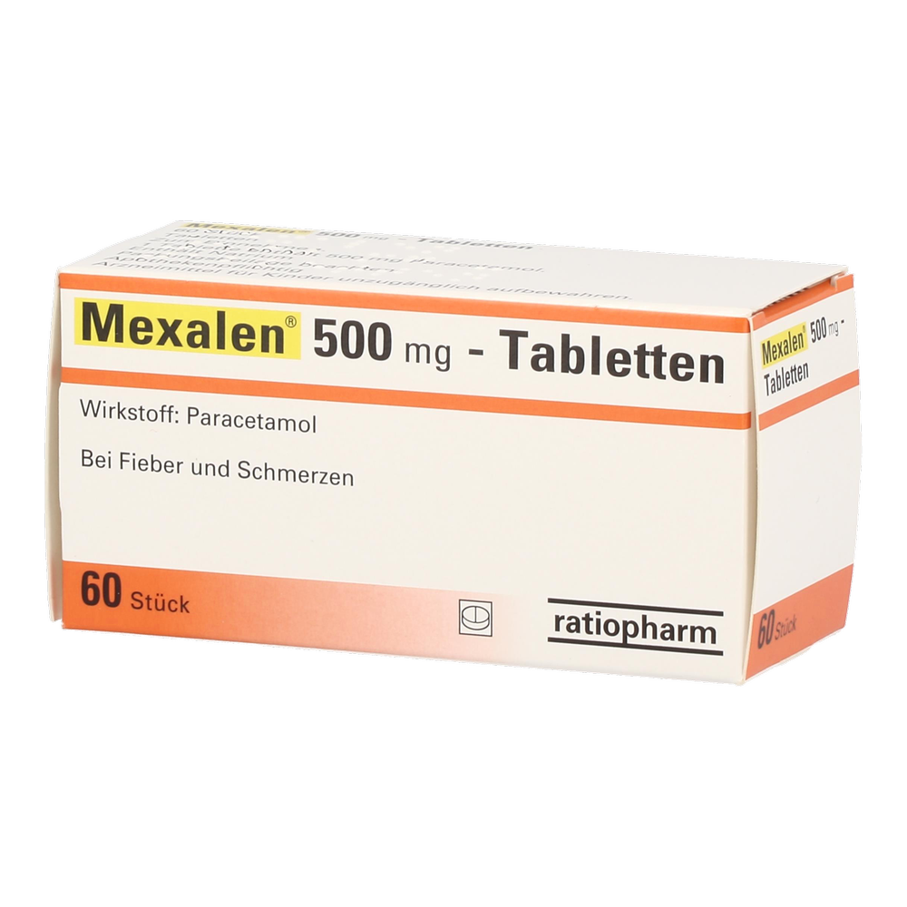 Mexalen® 500 mg Tabletten - 60 Stück