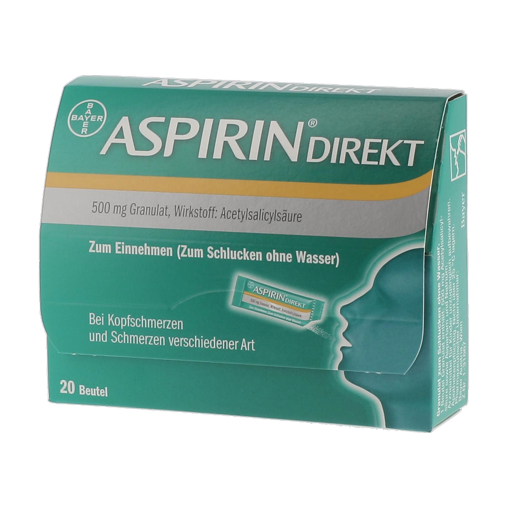 Aspirin® Direkt 500 mg Granulat - 20 Stück