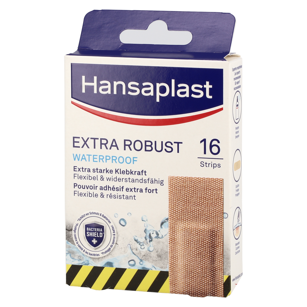 Hansaplast Extra Robust Waterproof Strips - 16 Stück