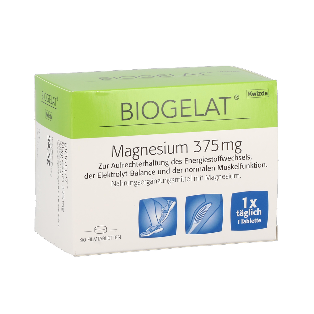 Biogelat Magnesium 375 - 90 Stück