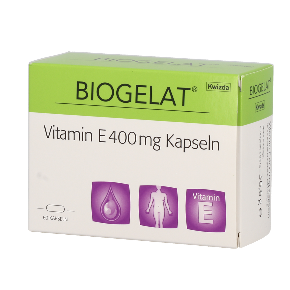 Biogelat Vitamin E 400 mg - 60 Stück