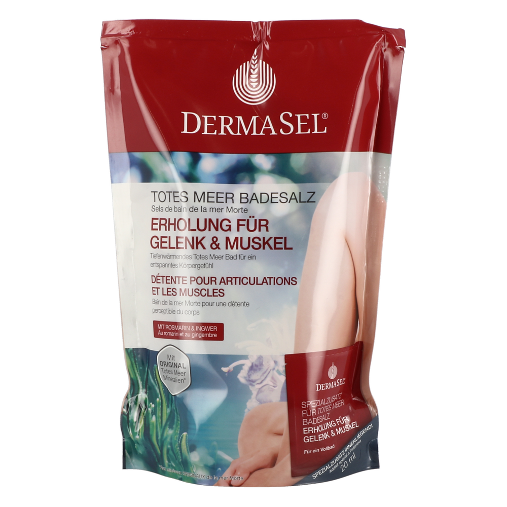 DERMASEL BADESALZ MUSKEL+GEL - 400 Gramm