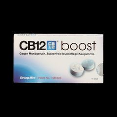 CB12 BOOST GUM Strong Mint - 10 Stück