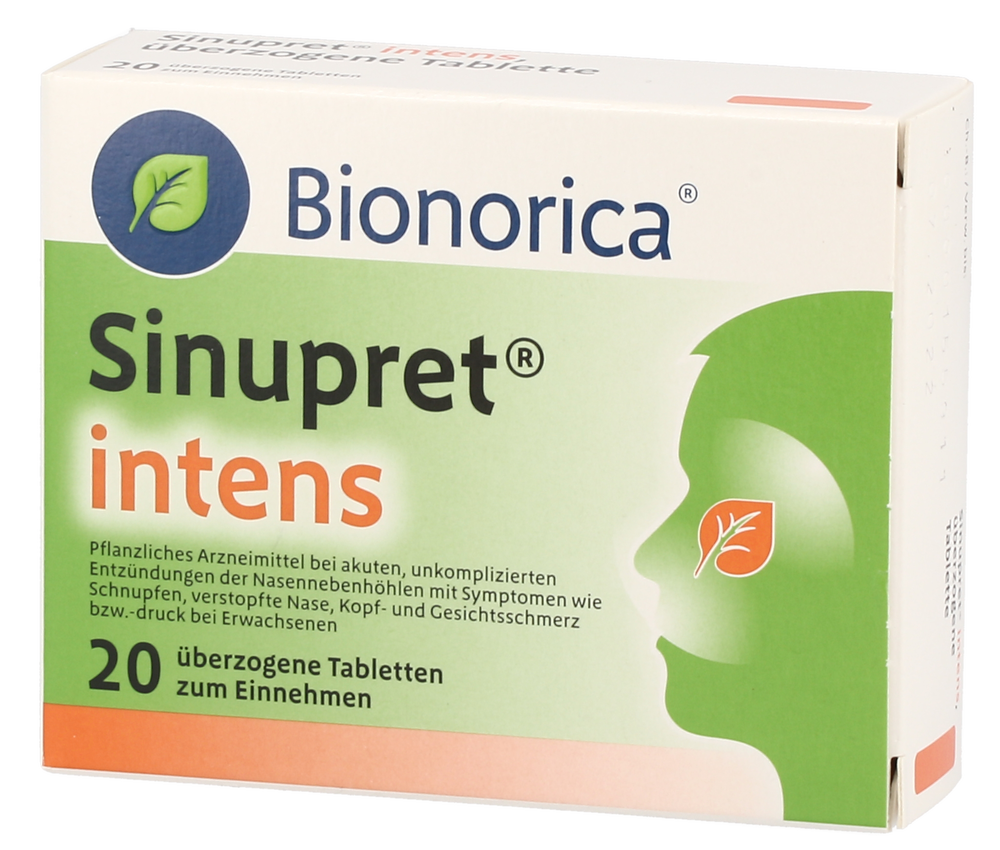 SINUPRET INTENS UEBERZ.TBL - 20 Stück