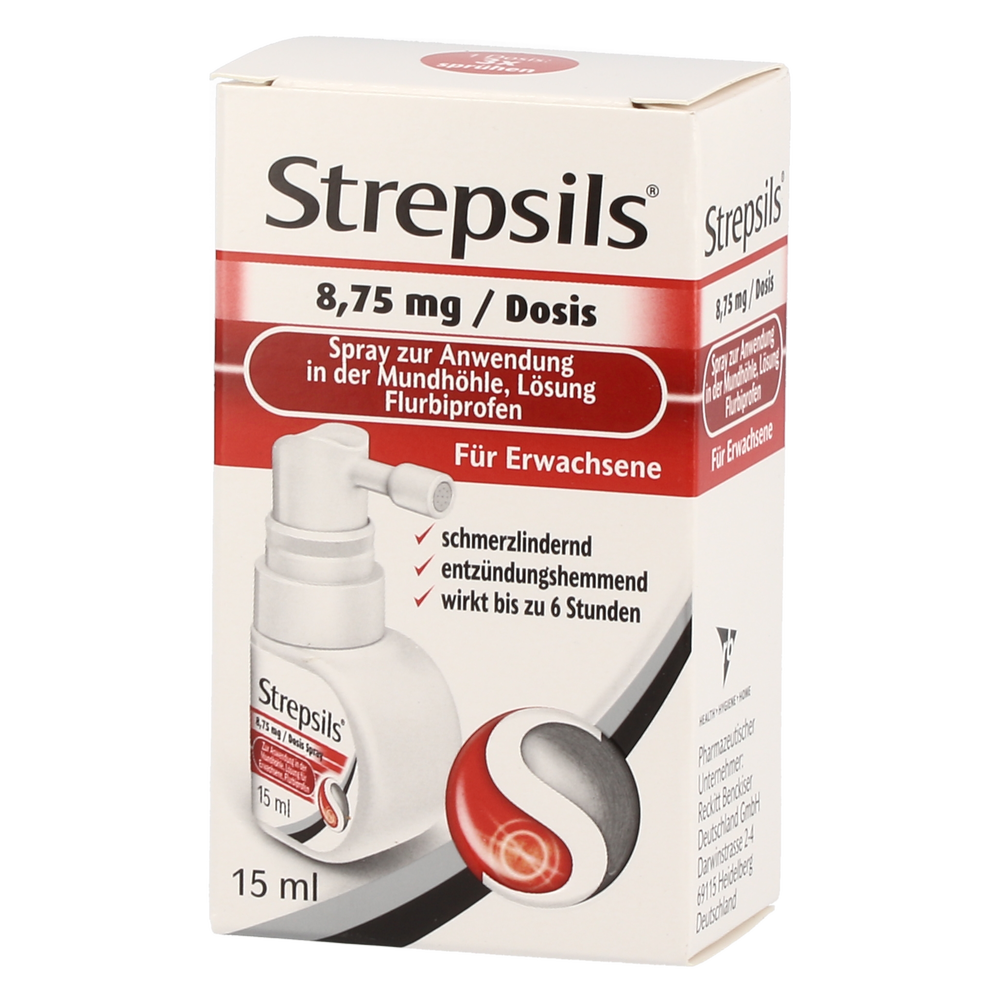 STREPSILS MUNDSPR KIR/MIN - 15 Milliliter