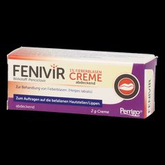 Fenivir 1% Fieberblasencreme abdeckend - 2 Gramm