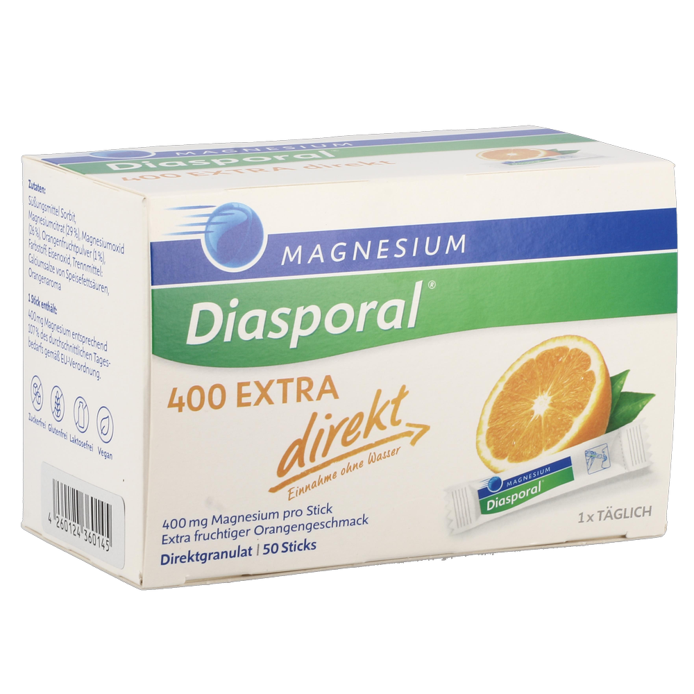 Magnesium-Diasporal® 400 EXTRA direkt, Direktgranulat - 50 Stück