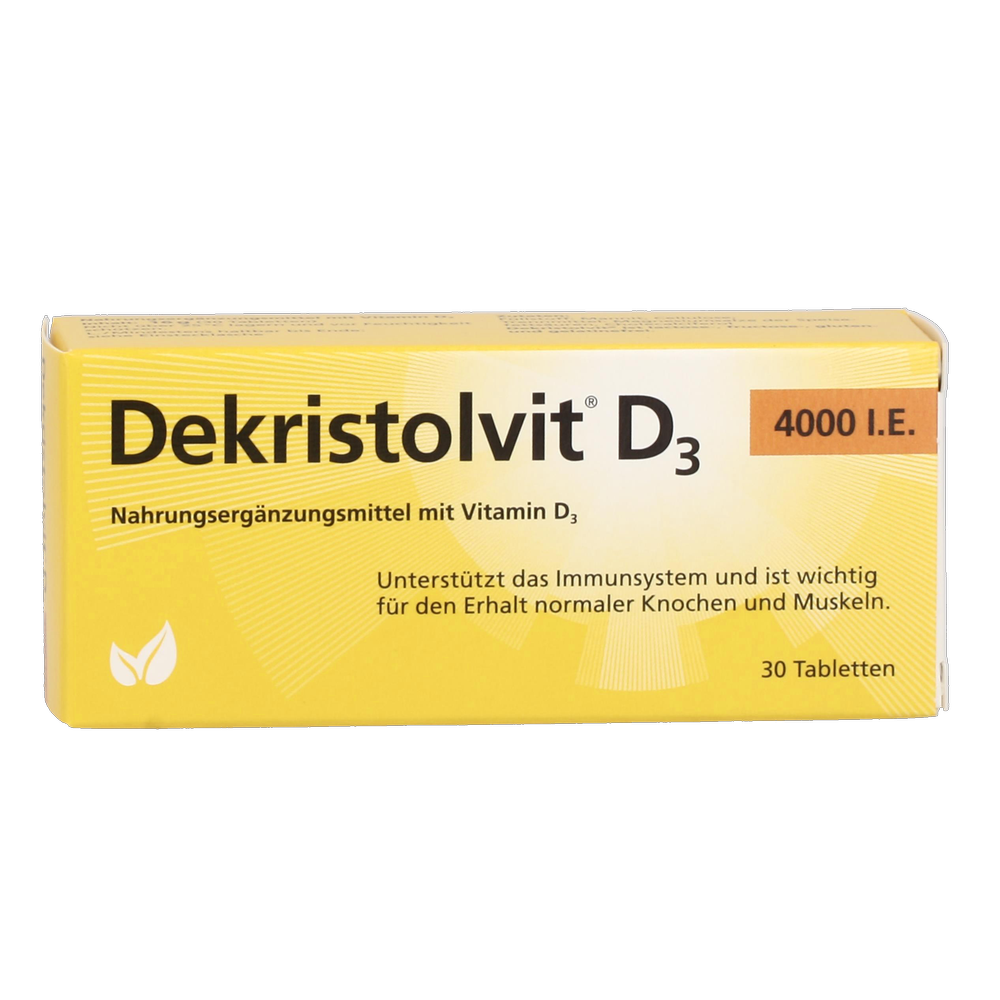 DEKRISTOLVIT&#x20;D3&#x20;4000IE&#x20;TBL&#x20;-&#x20;30&#x20;St&#xFC;ck