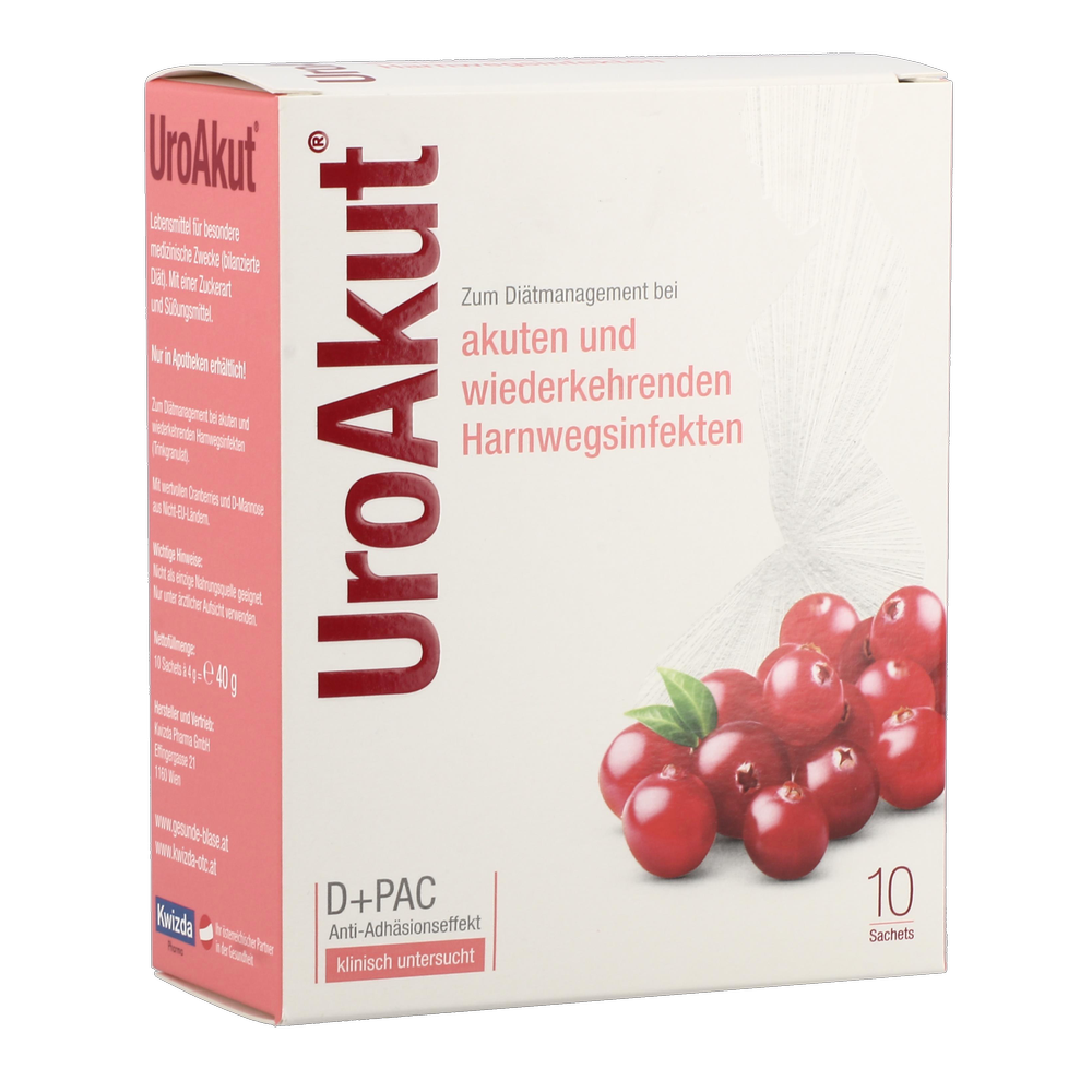 Biogelat UroAkut D-Mannose plus Cranberry - 10 Stück