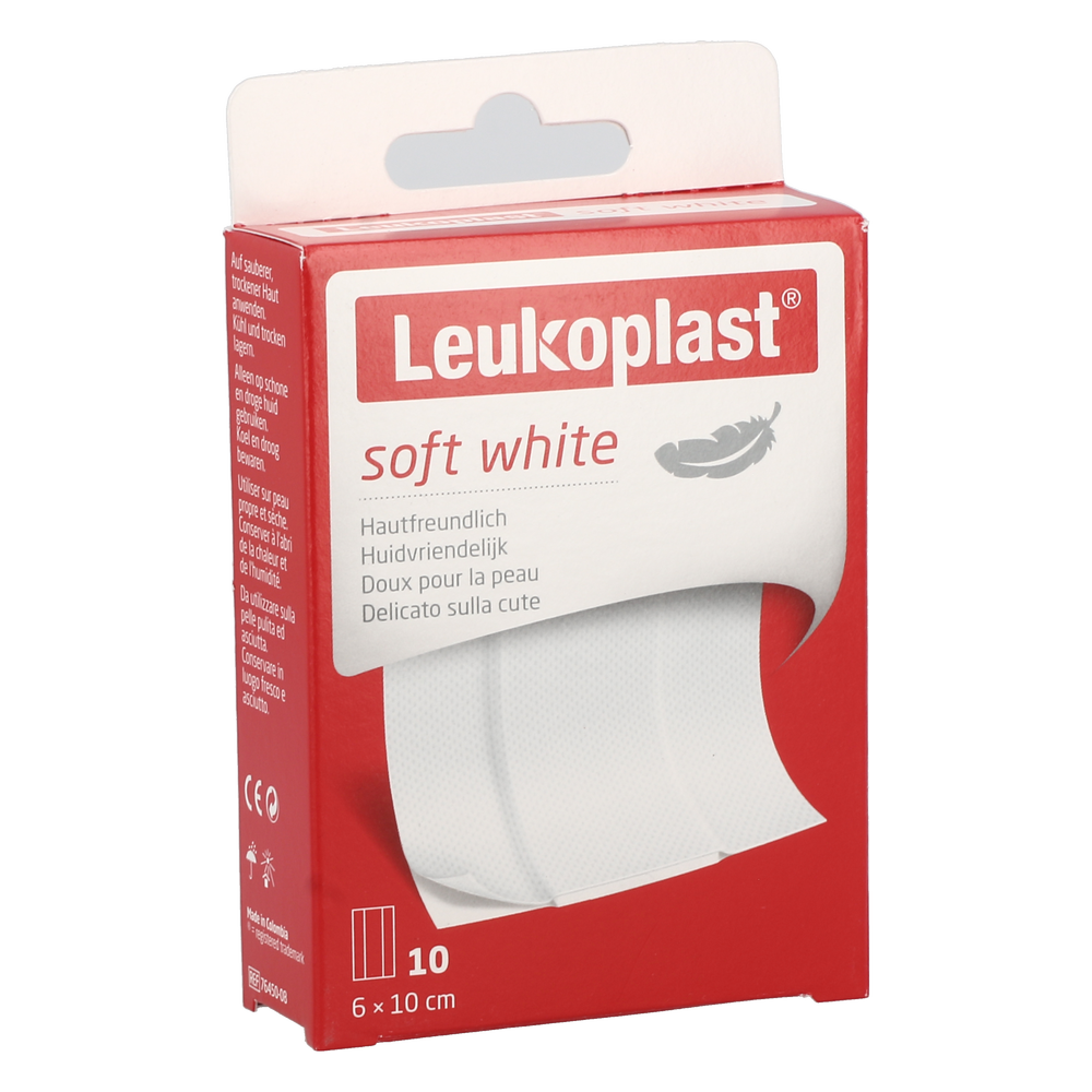 LEUKOPL SOFT 10CMX 6CM - 10 Stück