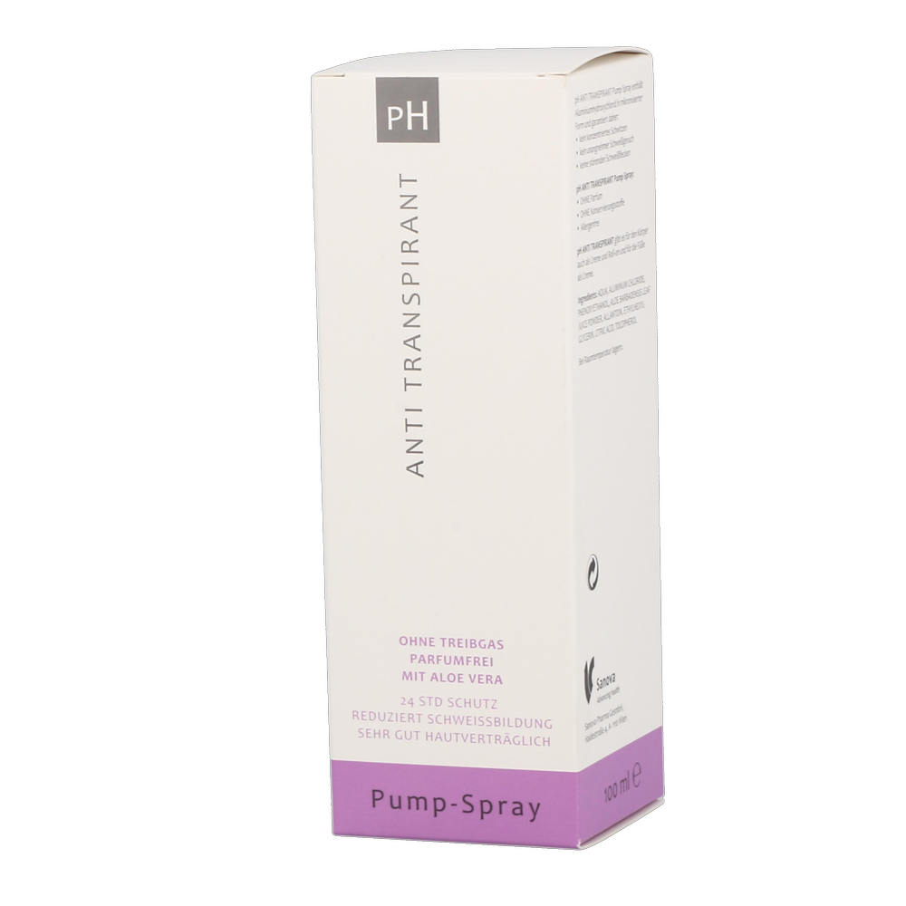 pH ANITRANSPIRANT Pump-Spray 100 ml - 100 Milliliter