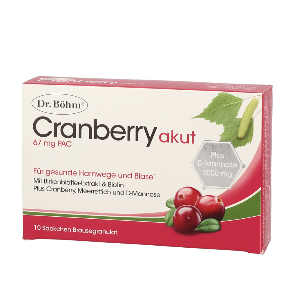 Dr. Böhm Cranberry akut - 10 Stück