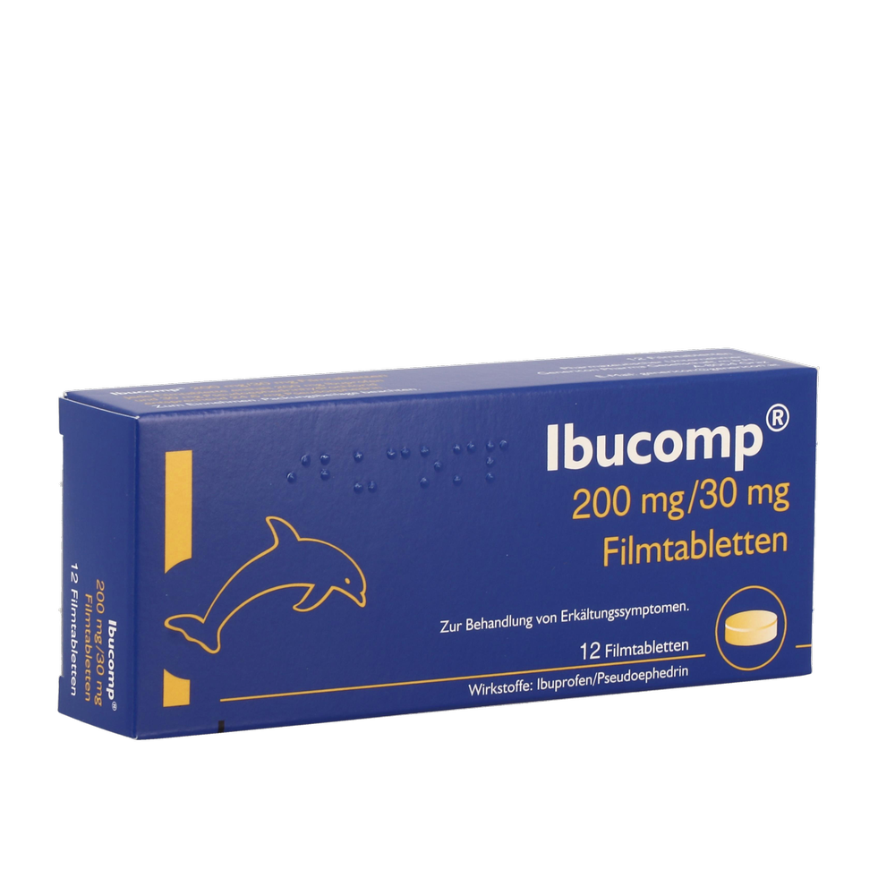 IBUCOMP FTBL 200/30MG - 12 Stück