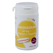 Magnesium 60 mg + Vitamin C Kapseln - 90 Stück