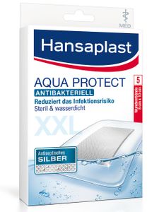 Hansaplast Aqua Protect MED antibakteriell XXL - 5 Stück