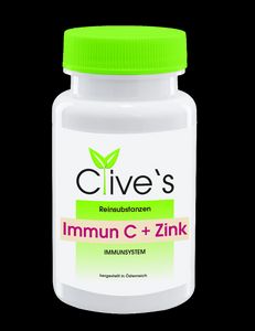 Clive`s Immun C + Zink Kapseln - 60 Stück