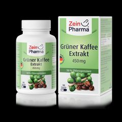 Zeinpharma Grüner Kaffee Extrakt 450 Kapseln - 90 Stück