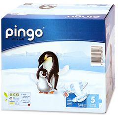 Bio Windeln Junior Jumbo 12-25kg Pinguin – Pingo Swiss - 72 Stück