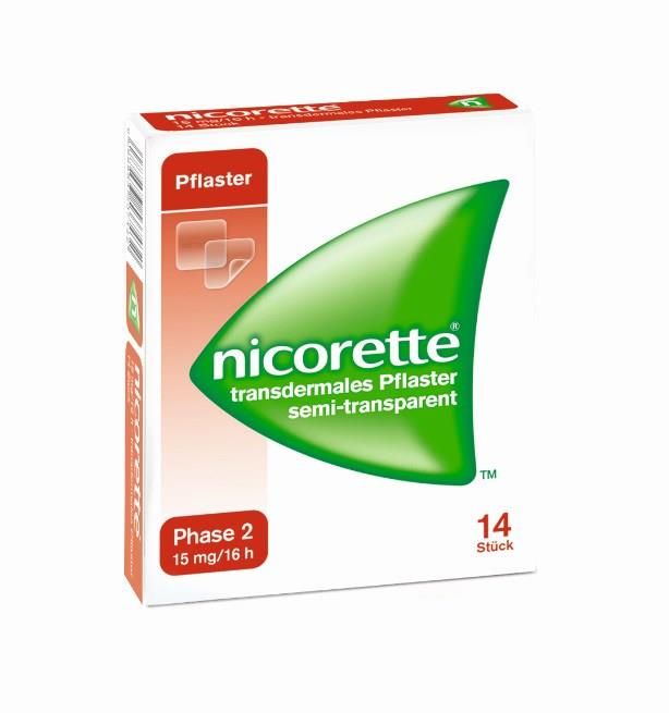 Nicorette transdermales Pflaster - 14 Stück