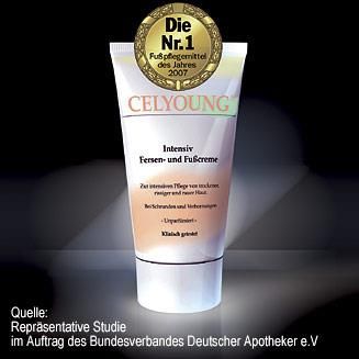 Celyoung Intensiv Fuß und Fersencreme 100ml - 100 Milliliter