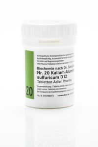 Schüßler Salz Adler Nr. 20 D12 Tabletten - 1000 Gramm