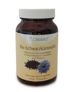 Floramed Bio-Schwarzkümmelöl Kapseln DE-ÖKO-003 - 90 Stück